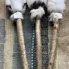 Fluffy Drum Beater- half fur/half chamois - Image 3